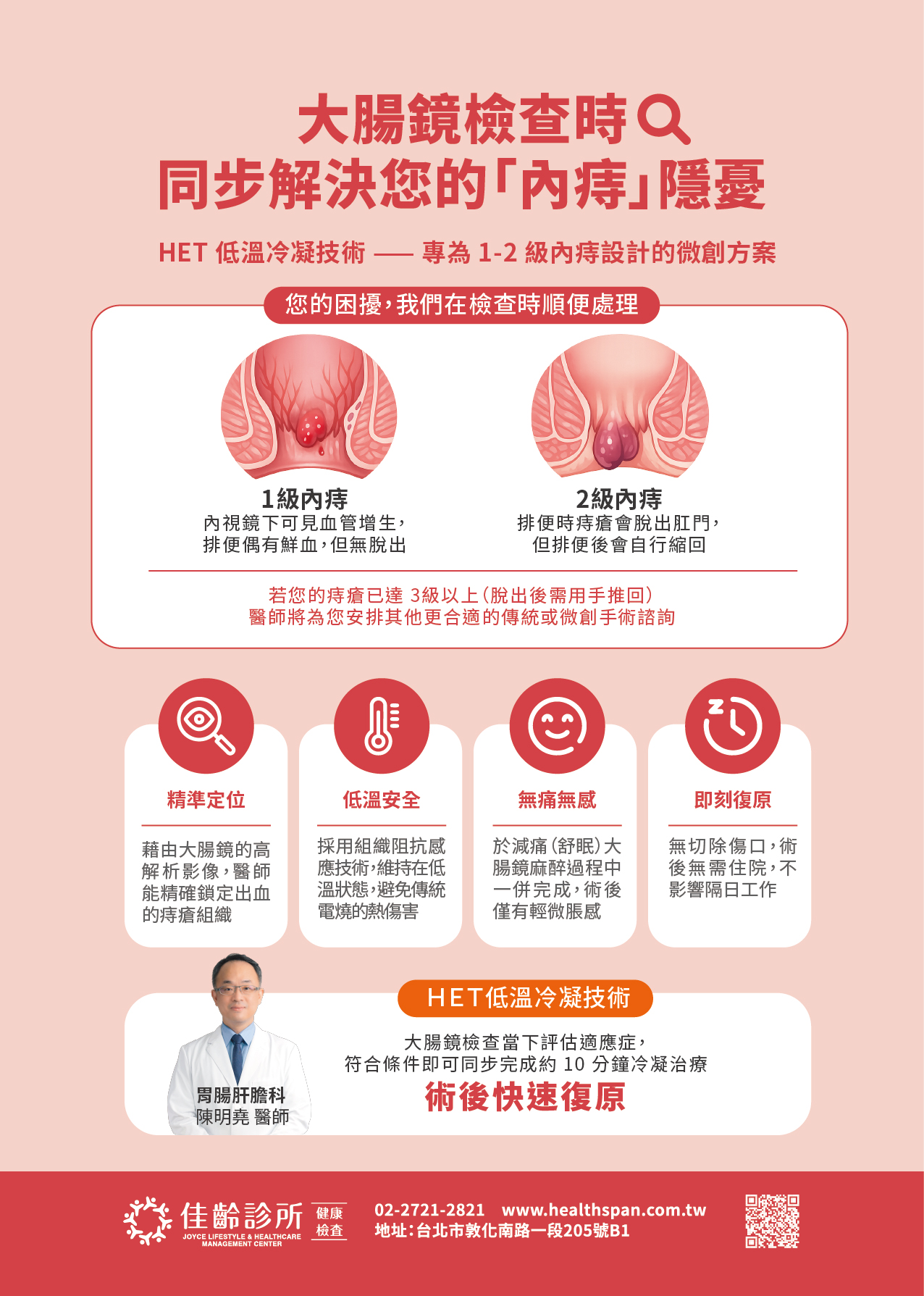 大腸鏡同步處理痔瘡 DM